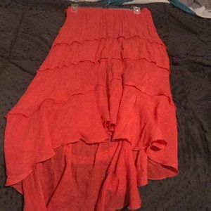 High low skirt